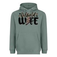 Sage oilfield wife Heavyweight Hoodie - MaliasSmallBusiness