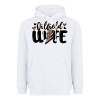 White oilfield wife Heavyweight Hoodie - MaliasSmallBusiness
