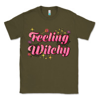 Army Green feeling witchy Classic Tee - AdoDesignShop