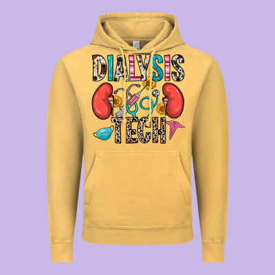 Vintage Hoodie dialysis tech