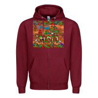 Burgundy proud autism mom tumbler Zipper Hoodie - Artiststas