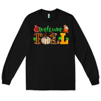 Black welcome fall Long Sleeve Tee - AdoDesignShop