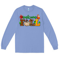 Colony Blue welcome fall Long Sleeve Tee - AdoDesignShop