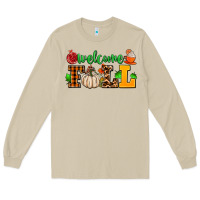 Mushroom welcome fall Long Sleeve Tee - AdoDesignShop