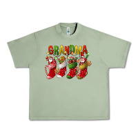 Oil Green christmas grandma Urban Heavy Tee - FaDigitalArtStudio