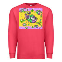 Cardinal mardi gras lips Premium Sweatshirt - MaliasSmallBusiness