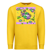 Lemon mardi gras lips Premium Sweatshirt - MaliasSmallBusiness