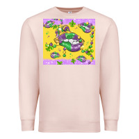 Pale Pink mardi gras lips Premium Sweatshirt - MaliasSmallBusiness