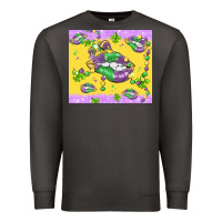 Smoke mardi gras lips Premium Sweatshirt - MaliasSmallBusiness