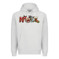 Dove Grey noel with sock and reindeer Premium Hoodie - AdoDesignShop