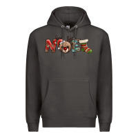 Smoke noel with sock and reindeer Premium Hoodie - AdoDesignShop