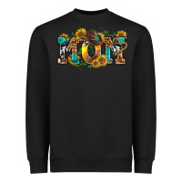 Black western mom Heavyweight Sweatshirt - texasbilliewilder