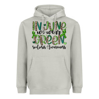 Moon Dust in june we wear green scoliosis awareness Heavyweight Hoodie - MaliasSmallBusiness