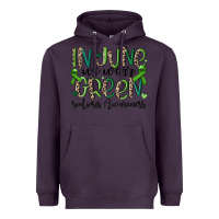 Plum in june we wear green scoliosis awareness Heavyweight Hoodie - MaliasSmallBusiness