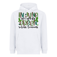 White in june we wear green scoliosis awareness Heavyweight Hoodie - MaliasSmallBusiness