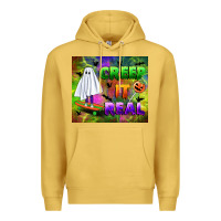 Antique Gold creep it real Premium Hoodie - BundleAndBundleShop