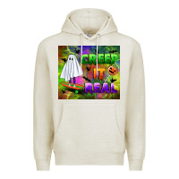 Oatmeal Heather creep it real Premium Hoodie - BundleAndBundleShop