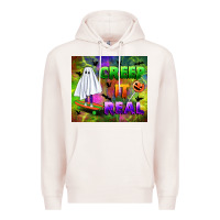 Pale Pink creep it real Premium Hoodie - BundleAndBundleShop
