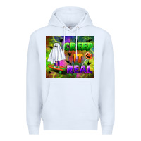 White creep it real Premium Hoodie - BundleAndBundleShop