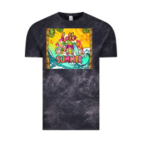 Cloud Black hello summer gnomes Vintage Tee - Zillion Design Studio
