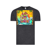 Vintage Black hello summer gnomes Vintage Tee - Zillion Design Studio