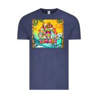 Vintage Denim hello summer gnomes Vintage Tee - Zillion Design Studio