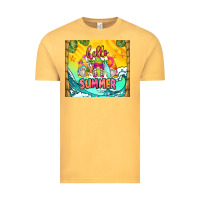 Vintage Mustard hello summer gnomes Vintage Tee - Zillion Design Studio