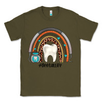 Army Green dentallife rainbow Classic Tee - JahusDesignShop
