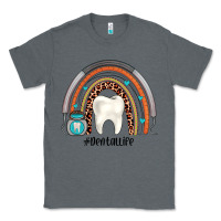 Charcoal Heather dentallife rainbow Classic Tee - JahusDesignShop