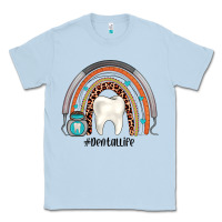 Dusty Blue dentallife rainbow Classic Tee - JahusDesignShop