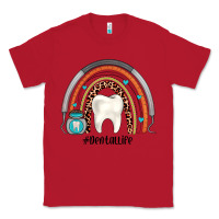 Red dentallife rainbow Classic Tee - JahusDesignShop