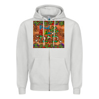 Dove Grey proud autism dad Zipper Hoodie - Artiststas
