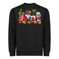 Puerto Rico Coffee Cups Heavyweight Sweatshirt | Teevron