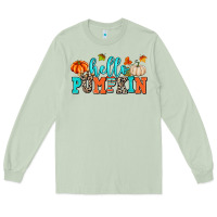 Matcha hello pumpkin Long Sleeve Tee - AdoDesignShop