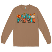 Toasted Coconut hello pumpkin Long Sleeve Tee - AdoDesignShop