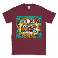 Burgundy blessed nurse tumbler Classic Tee - BundleAndBundleShop