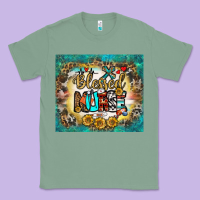 Blessed Nurse Tumbler Classic Tee Designed By Bundleandbundleshop