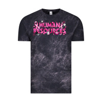 Cloud Black Breast Cancer Human Resources Vintage Tee - texasbilliewilder