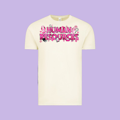 Breast Cancer Human Resources Vintage Tee Designed By Texasbilliewilder