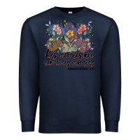 Navy his mercies are new every morning Premium Sweatshirt - MaliasSmallBusiness