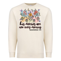 Sandshell his mercies are new every morning Premium Sweatshirt - MaliasSmallBusiness