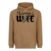 Toasted Coconut lineman wife Heavyweight Hoodie - MaliasSmallBusiness