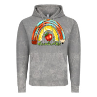 Cloud Rock teacher life with rainbow Vintage Hoodie - texasbilliewilder