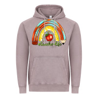 Vintage Zinc teacher life with rainbow Vintage Hoodie - texasbilliewilder