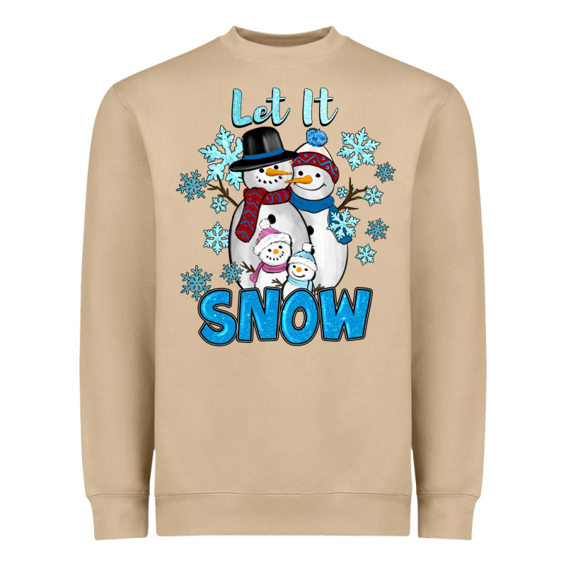 Let It Snow Heavyweight Sweatshirt by RanaPortraitStore | Teevron