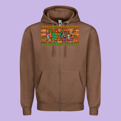 Love Autism Awareness License Plate Zipper Hoodie Designed By Artiststas