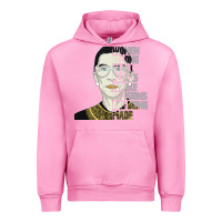 Fuchsia Pink RBG Ruth Bader Ginsburg Women Belong In All Places Urban Hoodie - Bettercallsaul
