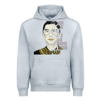 Heather Grey RBG Ruth Bader Ginsburg Women Belong In All Places Urban Hoodie - Bettercallsaul