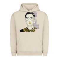Pigment French Oak RBG Ruth Bader Ginsburg Women Belong In All Places Urban Hoodie - Bettercallsaul