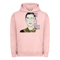 Pigment Salmon RBG Ruth Bader Ginsburg Women Belong In All Places Urban Hoodie - Bettercallsaul